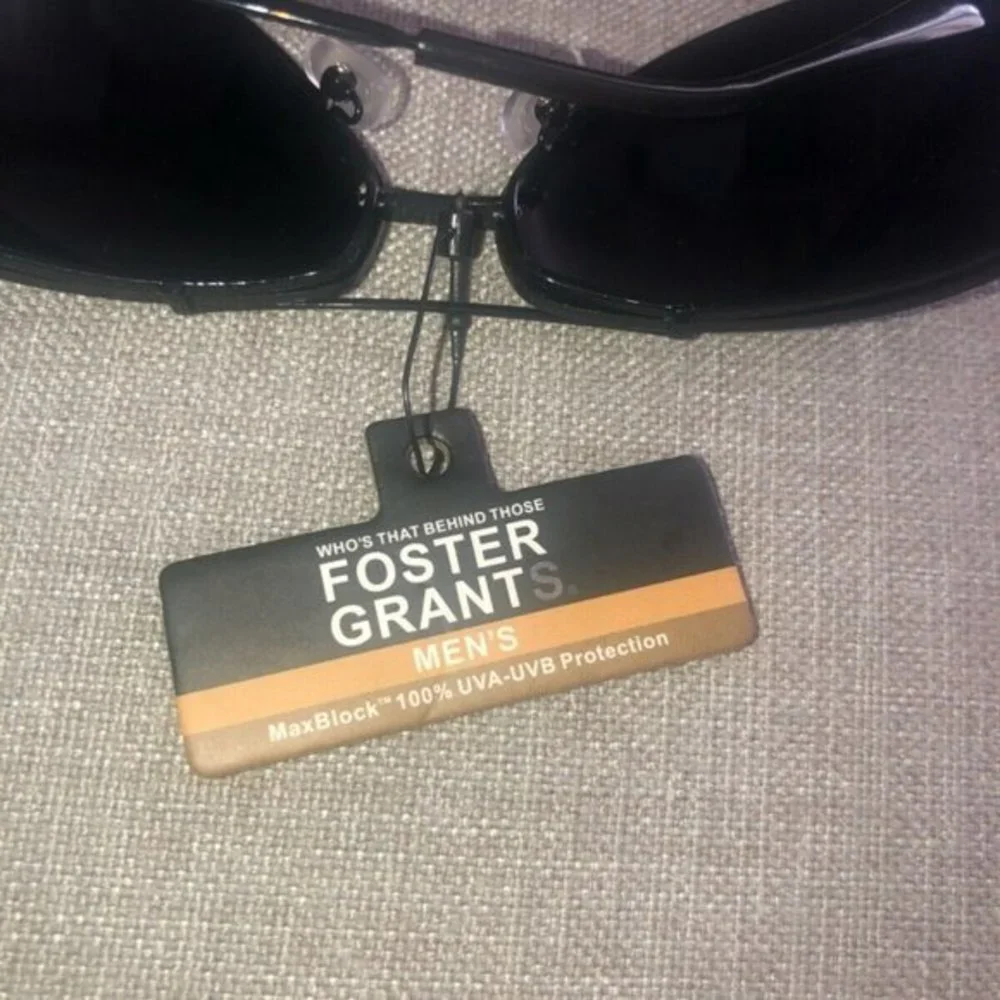 Foster Grant Grants Men’s Sunglasses Maxblock‎ Zorona Black NWT